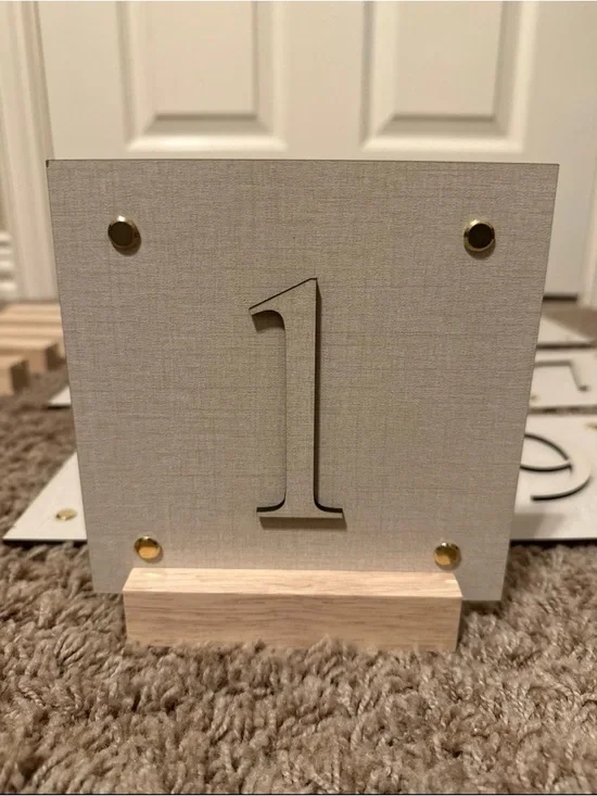 Table Numbers - Picture 1 of 2